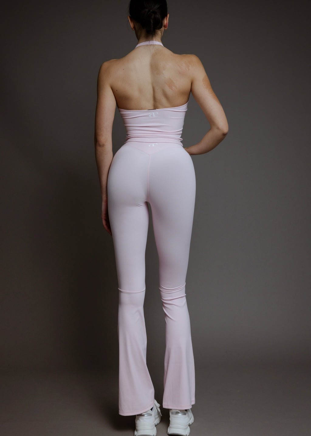 Balance Tank Top & Flare Pants | Berry Milk