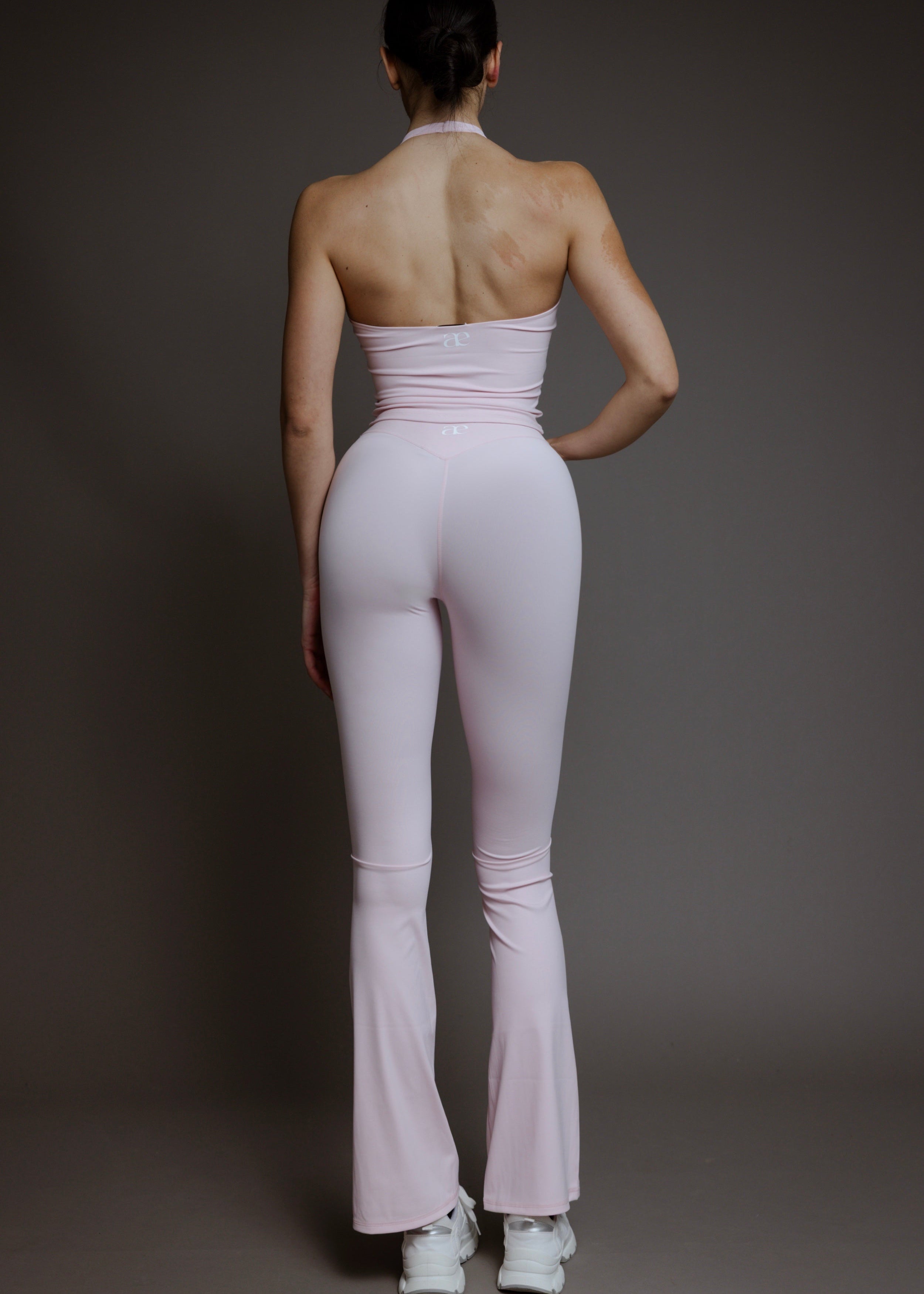 Balance Tank Top & Flare Pants | Berry Milk