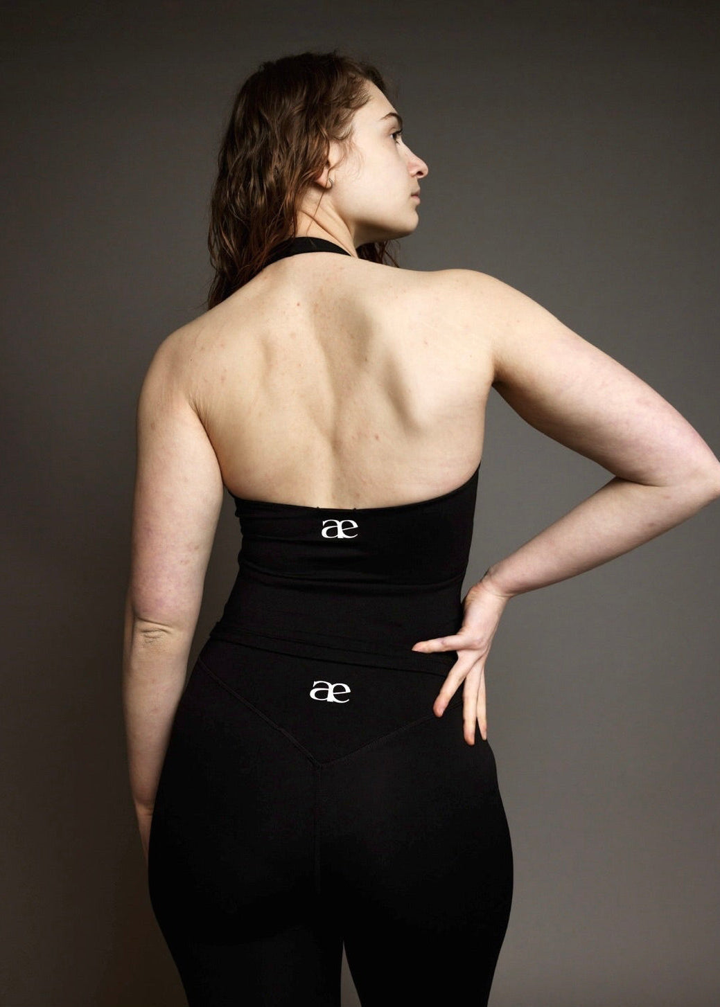 Balance Tank Top & Flare Pants | Iron Black