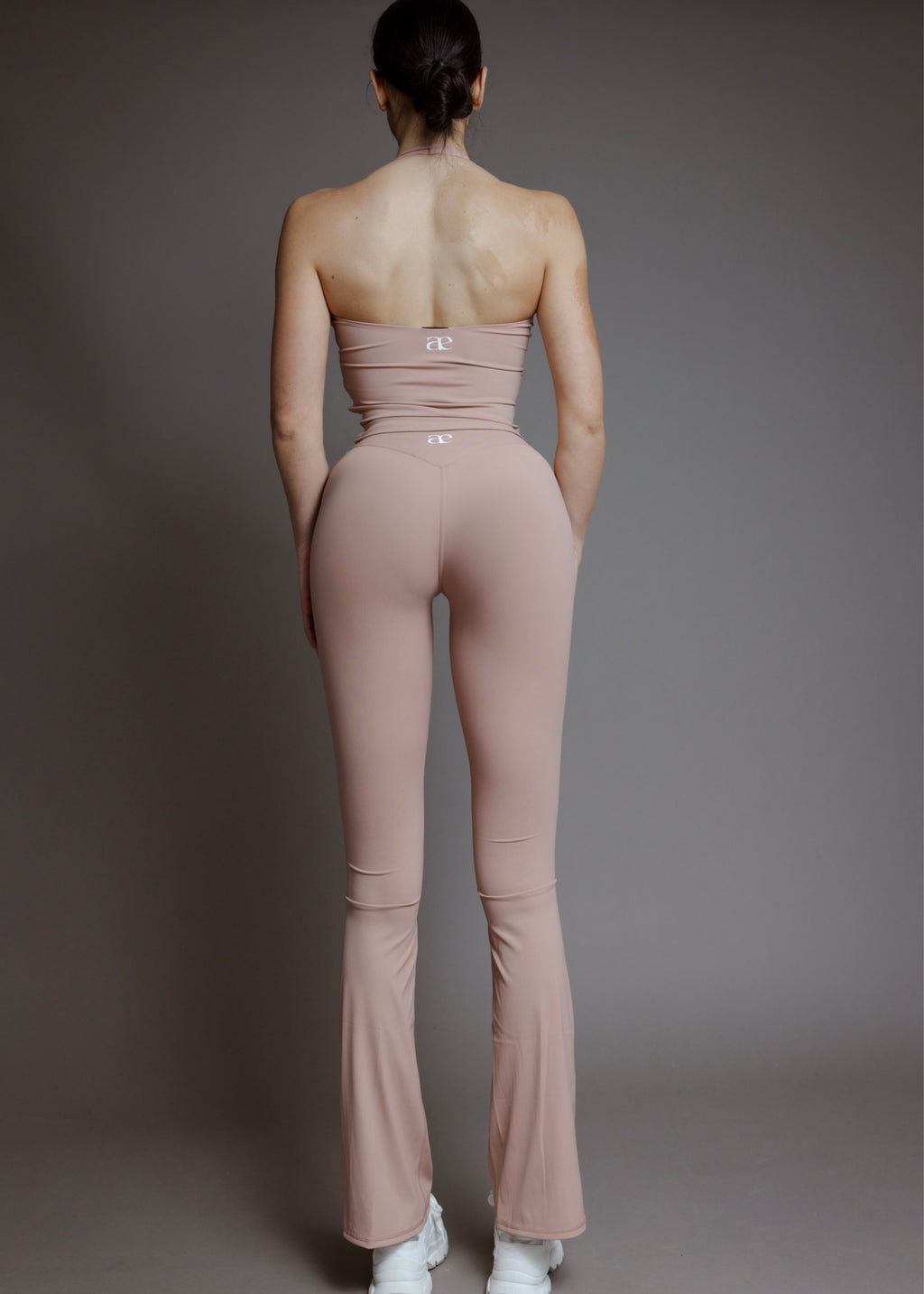 Balance Tank Top & Flare Pants | Almond