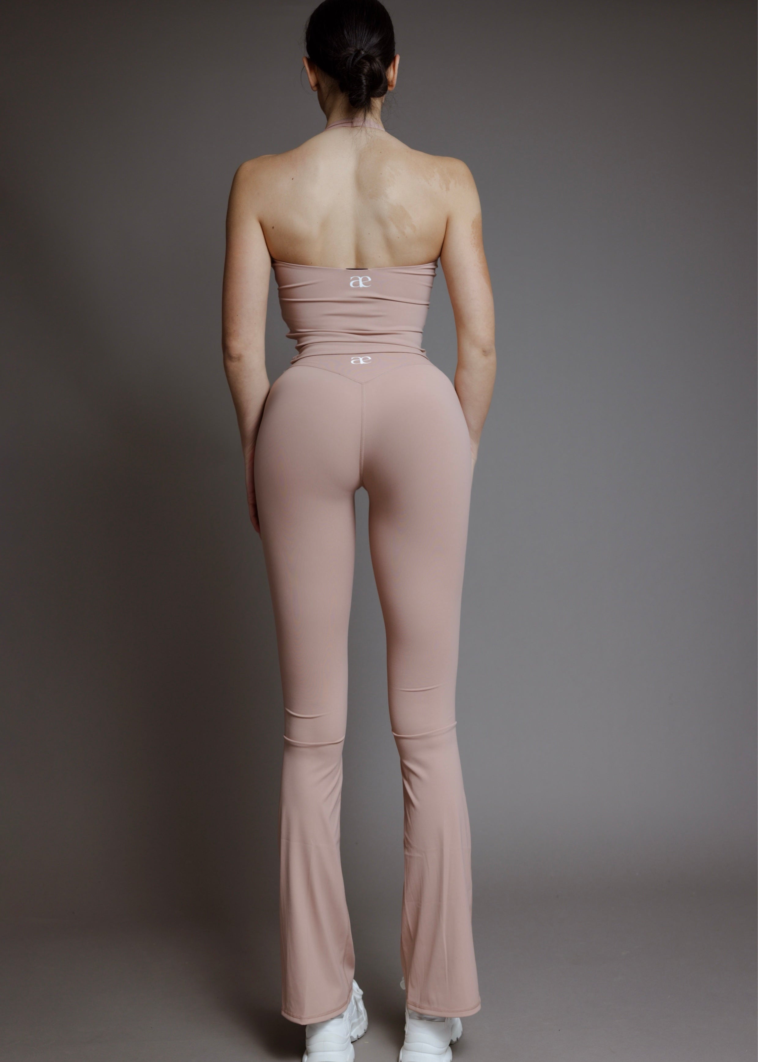 Balance Tank Top & Flare Pants | Almond