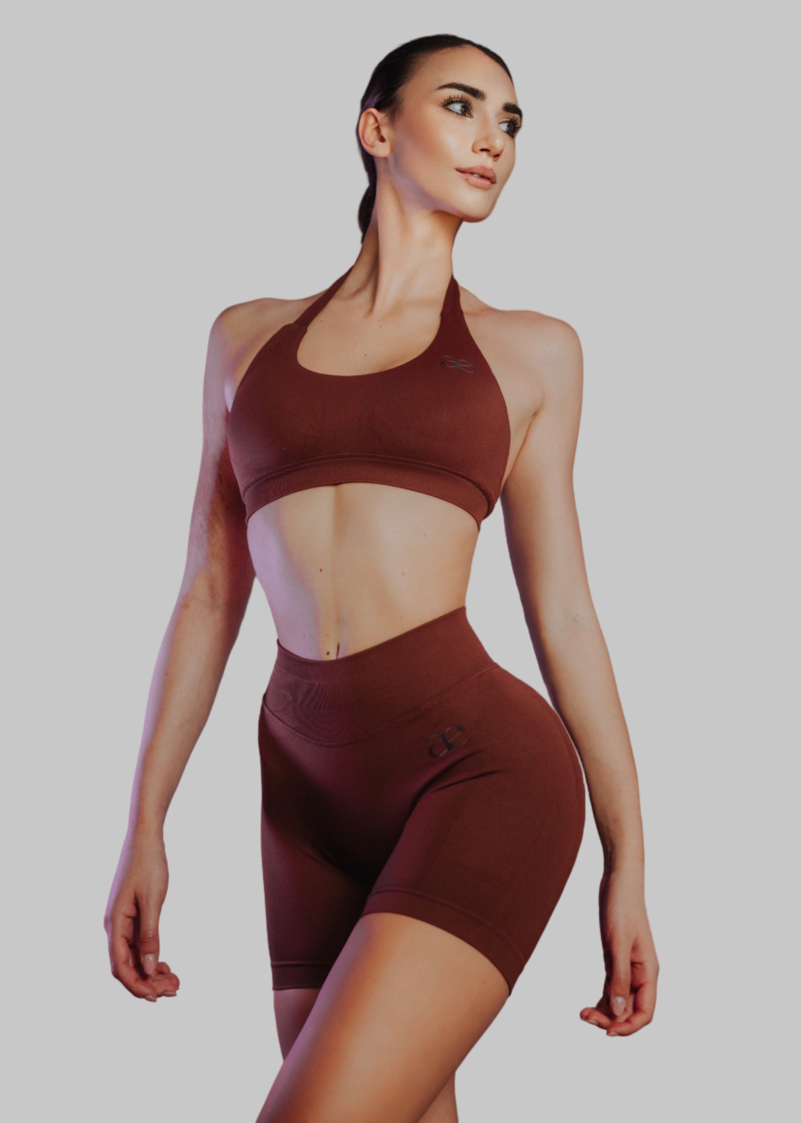 Core Bra & Shorts | Cocoa Bean