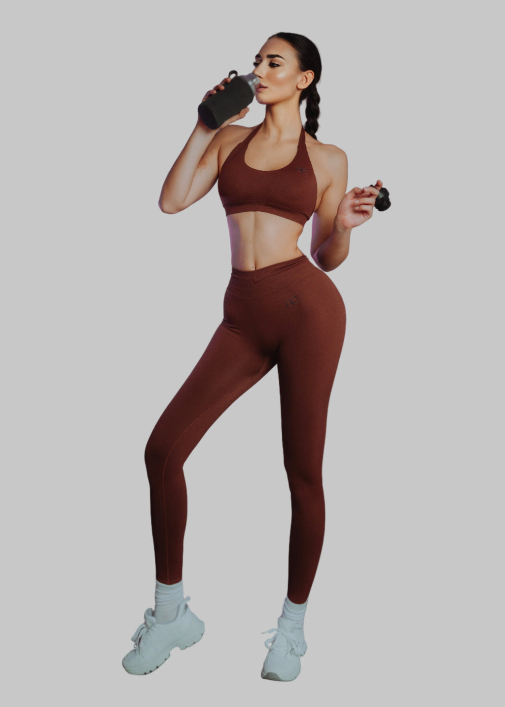 Core Bra & Leggings | Cocoa Bean