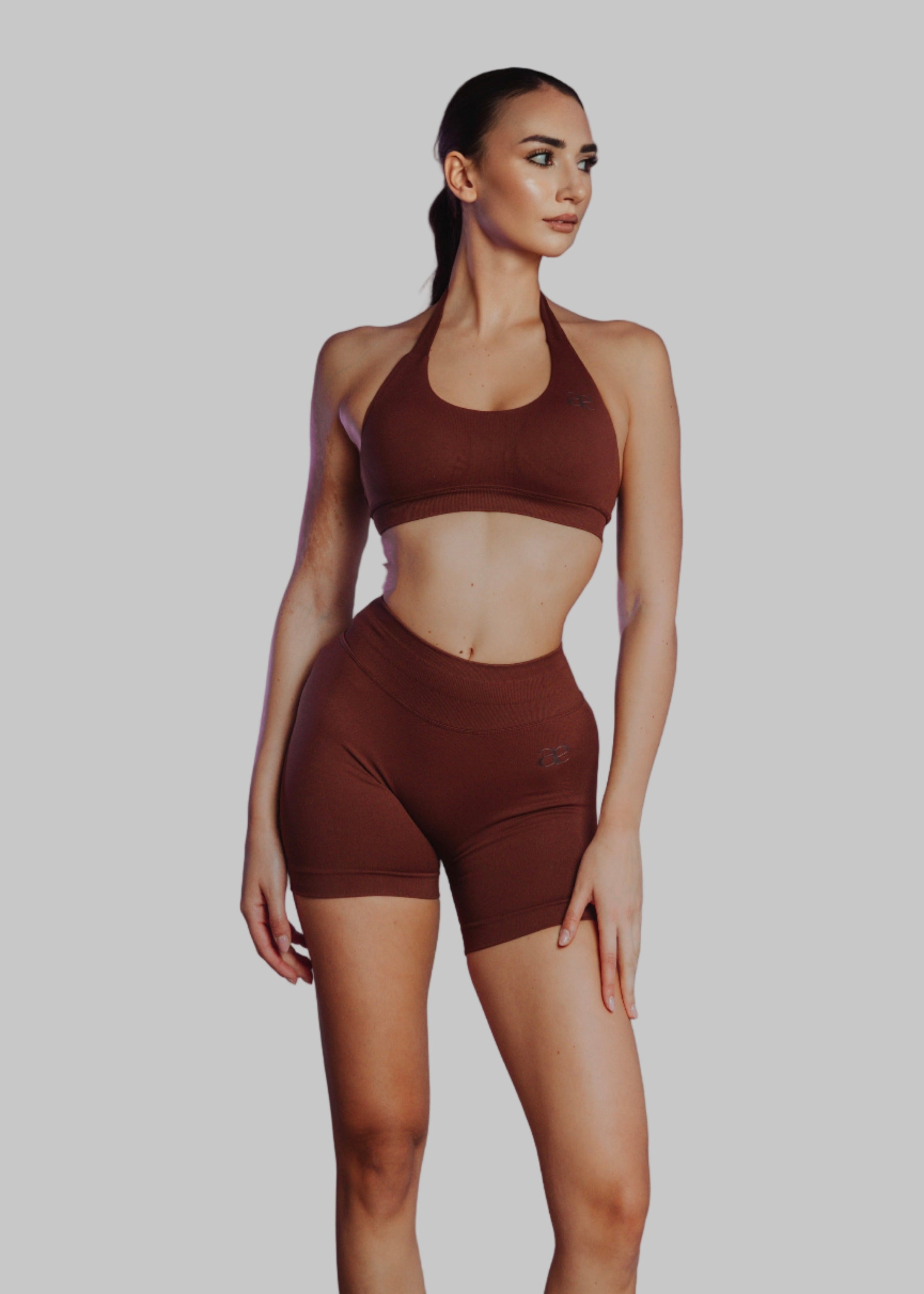 Core Bra & Shorts | Cocoa Bean