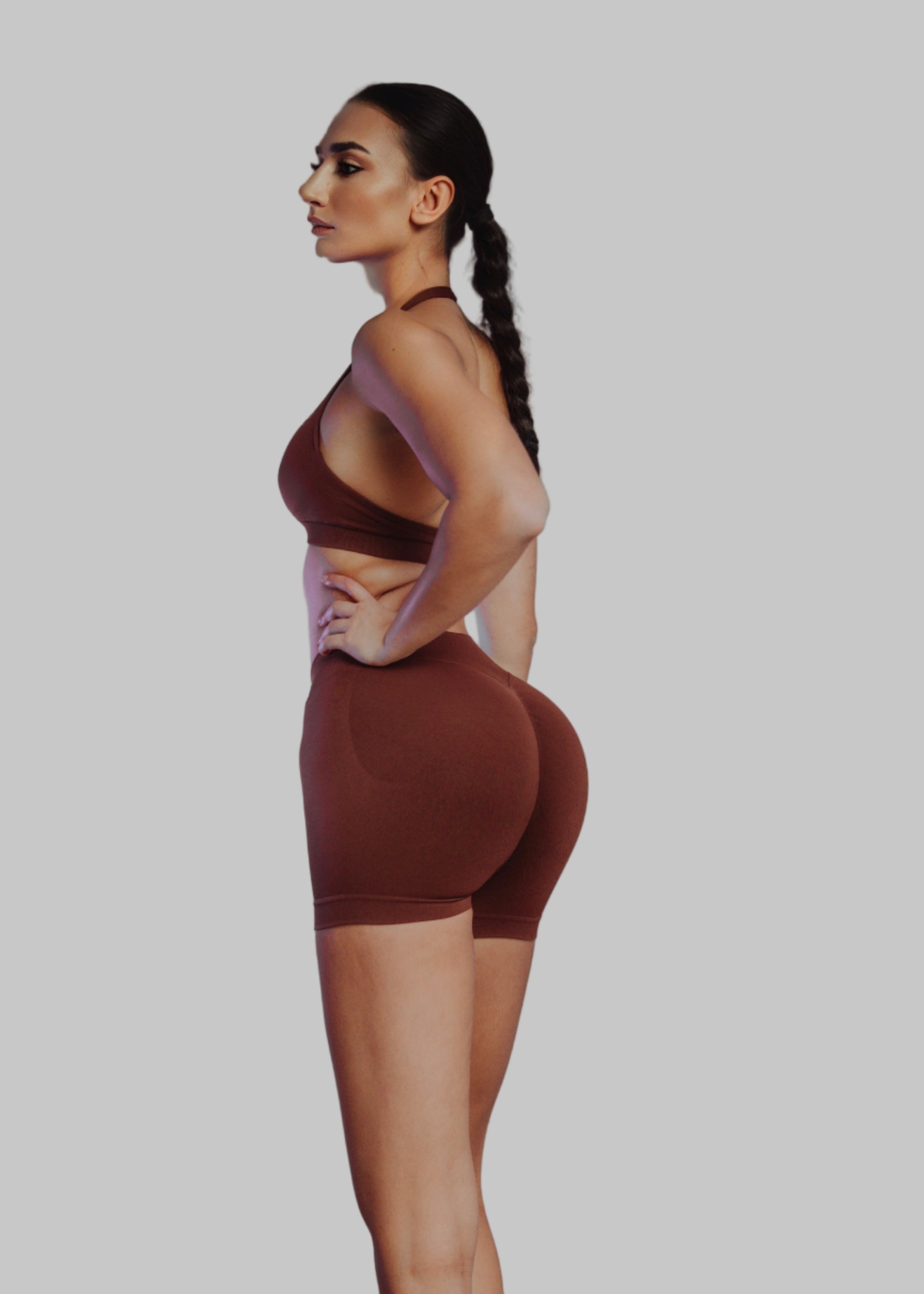 Core Bra & Shorts | Cocoa Bean